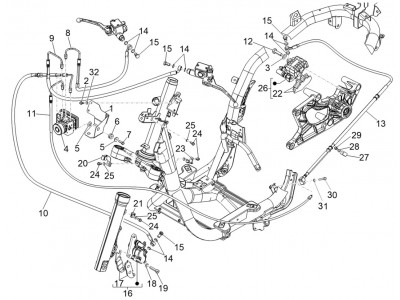 Σωληνώσεις φρένων - Δαγκάνες φρένου (ABS)